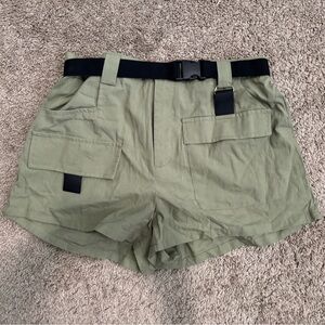 Olive Green woman’s Cargo Shorts